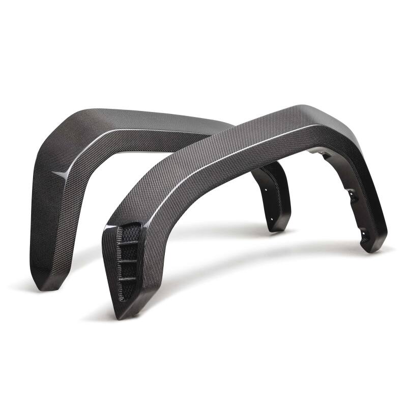 Toyota Tacoma Fender Flares - Front - Seibon - TRD PRO - Carbon Fiber - `24-`27