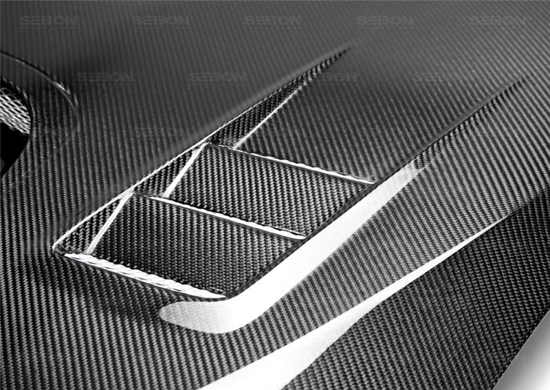 Subaru WRX STI Hood - Seibon - CW Style - Carbon Fiber - `15-`18