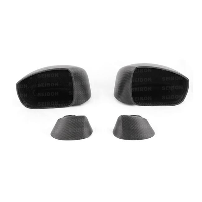 Nissan GTR Mirror Covers - Seibon - OEM Carbon Fiber - Carbon Fiber - `09-`10