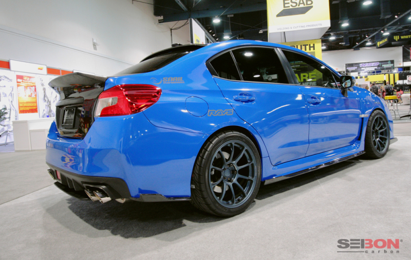 Subaru WRX Rear Lip - Seibon - MB-Style - Carbon Fiber - `15-`18