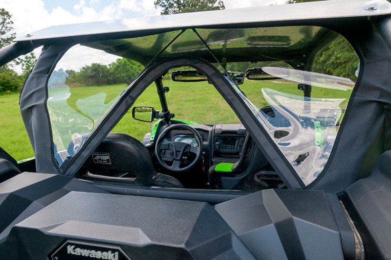 Kawasaki Teryx KRX 1000 Soft Rear Windshield - Seizmik - `20-`27