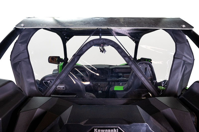 Kawasaki Teryx KRX 1000 Soft Rear Windshield - Seizmik - `20-`27