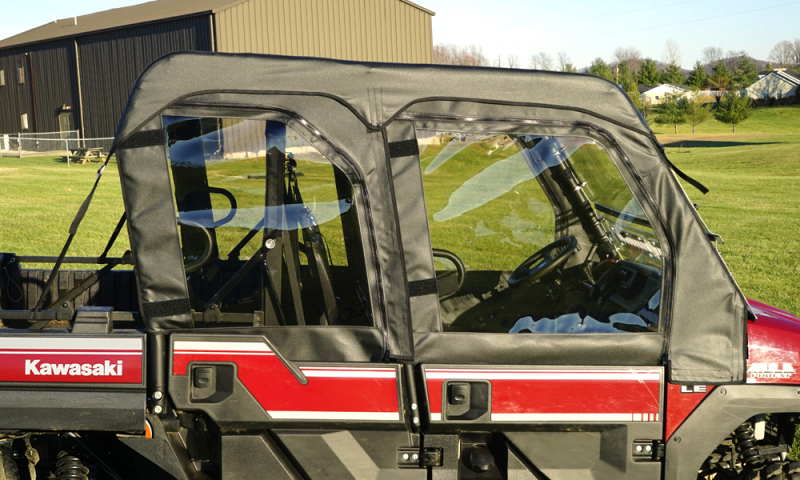 Kawasaki Mule PRO-FXT Soft Upper Door Kit - Seizmik - `15-`27