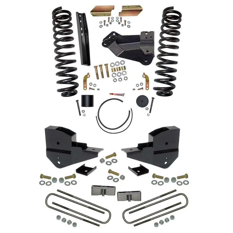 Ford F-250 Super Duty Suspension Lift Kit - Front + Rear - Skyjacker - 4in Lift Kit w/ Front Coils and Rear Blocks - `23-`27 Ford F-250 Super Duty Suspension Lift Kit - Front + Rear - Skyjacker - 4in Lift Kit w/ Front Coils and Rear Blocks - `23-`27