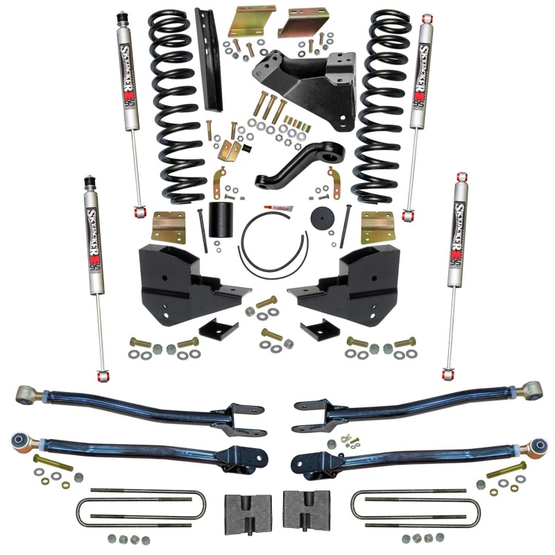 Ford F250 Suspension Lift Kit - Skyjacker - 6in KIT with 4-Link Conversion and M95 Monotube Shocks - 2023+