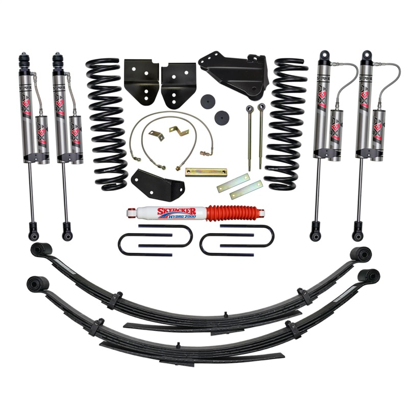 Ford F-250 Suspension Lift Kit - Skyjacker - 4 Inch Lift with ADX 2.0 Remote Reservoir Monotube Shocks - 2005