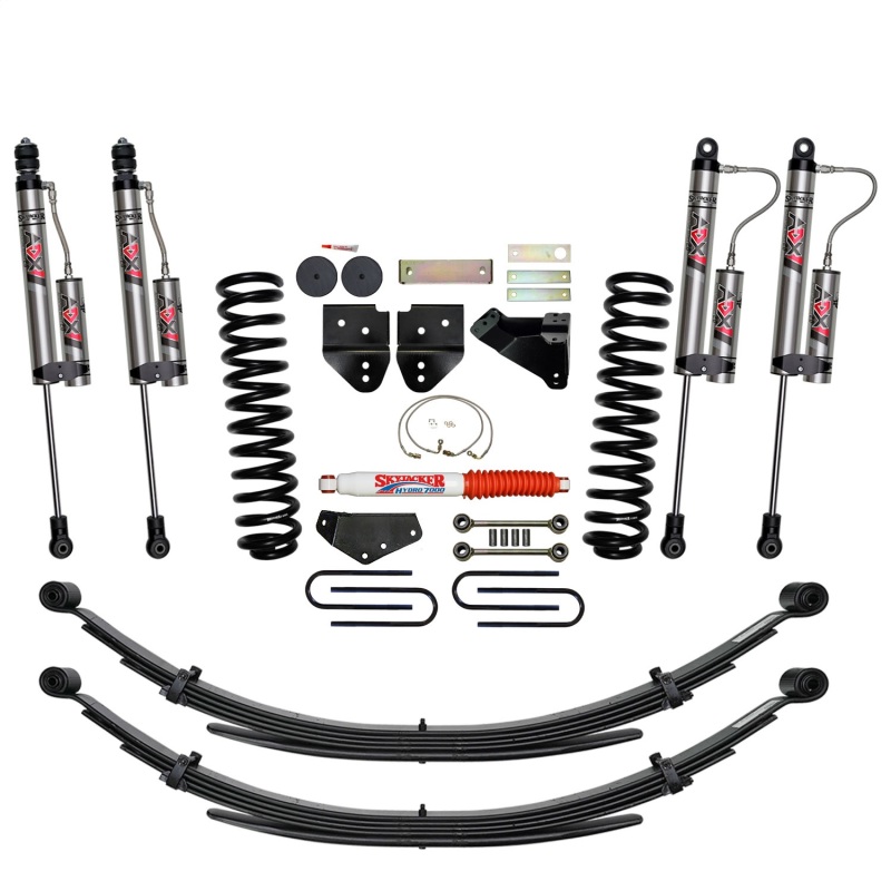 Ford F250 Suspension Lift Kit - Front + Rear - Skyjacker - 6in System with ADX 2.0 Remote Reservoir Monotube Shocks - 2008
