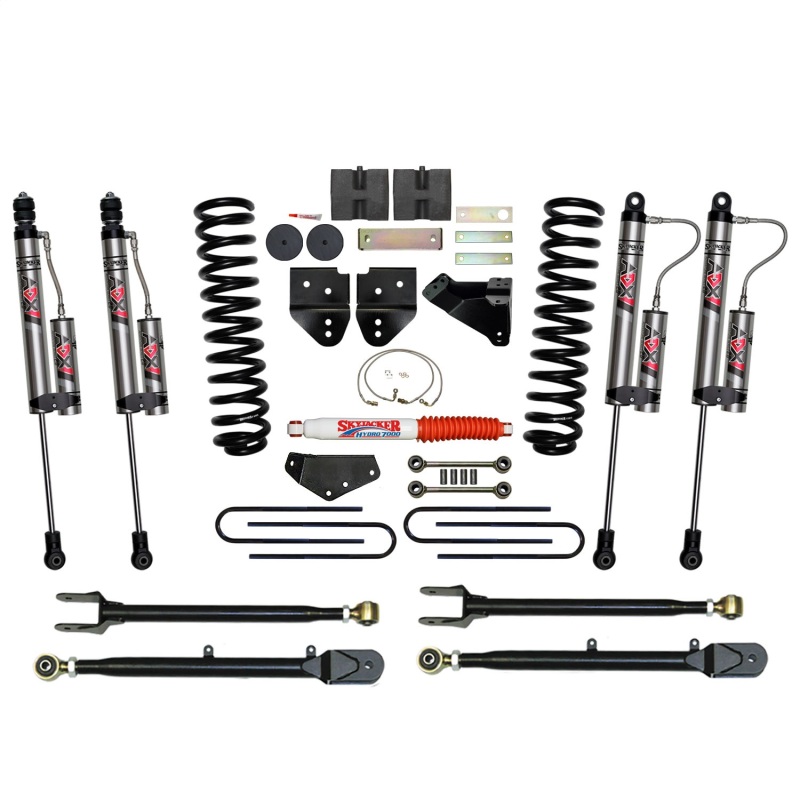 Ford F-250 Suspension Lift Kit - Skyjacker - 6 in. Lift Kit with ADX 2.0 Remote Reservoir Monotube Shocks - `08-`10