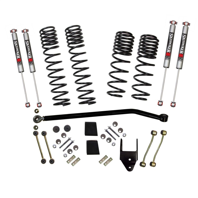 Jeep Wrangler JL Suspension Lift Kit - Front + Rear - Skyjacker - 3.75in Coil System w/ M95 Monotube Shocks - `21-`23