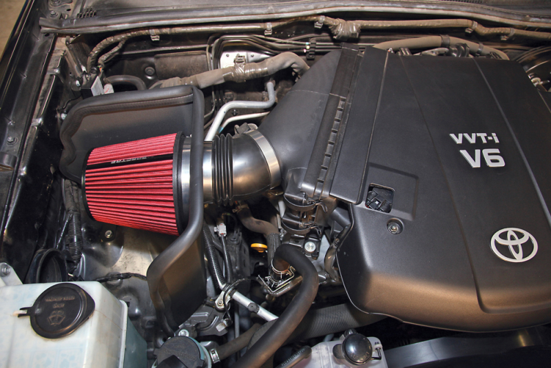 Toyota Tacoma Performance Air Intake - Spectre - Cold Air - Red - `12-`15