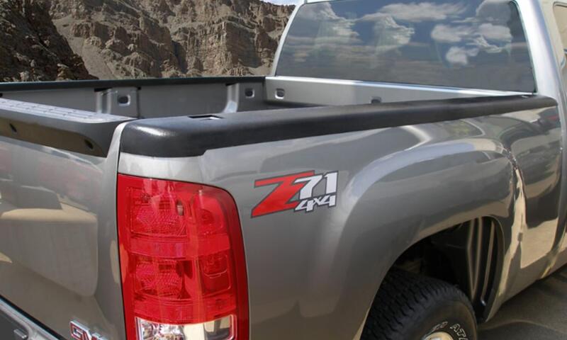 Chevrolet Silverado 1500 Bed Rail Caps - Stampede - Rail Topz Smooth w/ Stake Holes - Black - `07-`13
