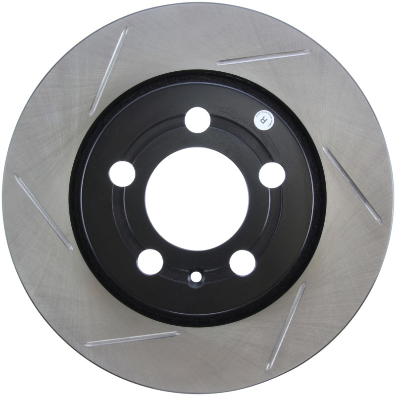 Volkswagen Golf Brake Rotor (1) - Rear Right - Stoptech - Slotted Sport - Black - `02-`06 Volkswagen Golf Brake Rotor (1) - Rear Right - Stoptech - Slotted Sport - Black - `02-`06
