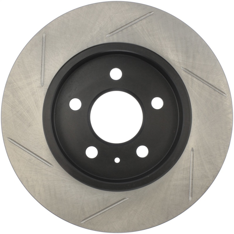 Audi A4 Brake Rotor (1) - Rear Left - Stoptech - Slotted Sport, Black E-Coated - Black - `01-`09 Audi A4 Brake Rotor (1) - Rear Left - Stoptech - Slotted Sport, Black E-Coated - Black - `01-`09