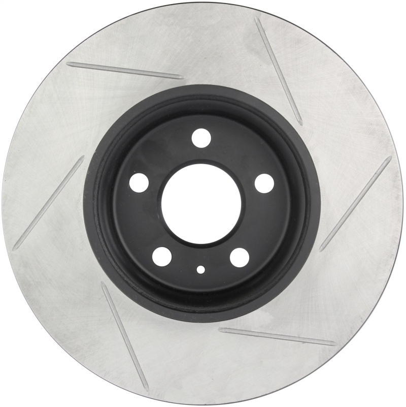 Audi A5 Quattro Brake Rotor (1) - Front Right - Stoptech - Slotted Sport - Black - `08-`11