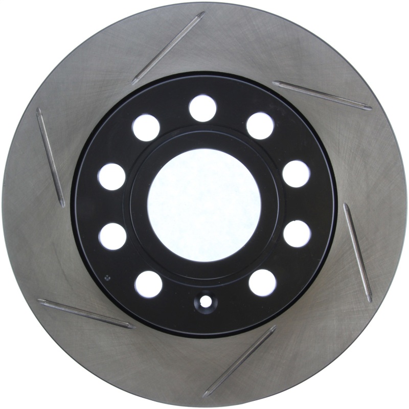 Audi A3 Quattro Brake Rotor (1) - Rear Right - Stoptech - Slotted Sport - Black - `04-`05 Audi A3 Quattro Brake Rotor (1) - Rear Right - Stoptech - Slotted Sport - Black - `04-`05