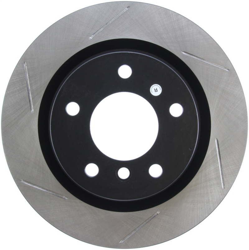 BMW 3 Series Brake Rotor (1) - Rear Left - Stoptech - Slotted Sport - Black - 2006 BMW 3 Series Brake Rotor (1) - Rear Left - Stoptech - Slotted Sport - Black - 2006