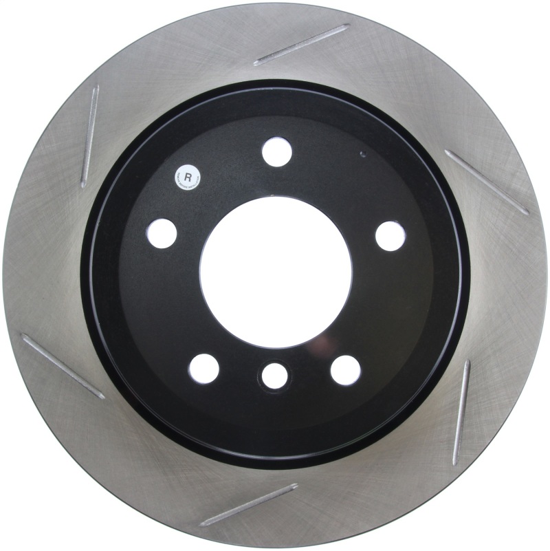 BMW X1 Brake Rotor (1) - Rear Left - Stoptech - Slotted Sport - Black - `11-`15 BMW X1 Brake Rotor (1) - Rear Left - Stoptech - Slotted Sport - Black - `11-`15
