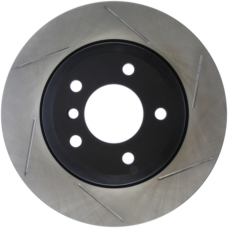BMW 135i Brake Rotor (1) - Rear Left - Stoptech - Slotted Sport - Black - `08-`13 BMW 135i Brake Rotor (1) - Rear Left - Stoptech - Slotted Sport - Black - `08-`13