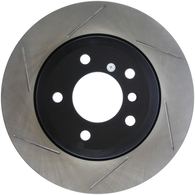 BMW 135i Brake Rotor (1) - Rear Right - Stoptech - Slotted Sport - Black - `08-`13 BMW 135i Brake Rotor (1) - Rear Right - Stoptech - Slotted Sport - Black - `08-`13