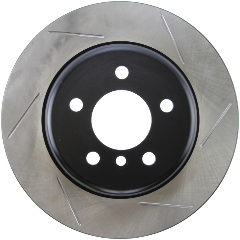 BMW 5 Series Brake Rotor (1) - Rear Left - Stoptech - Sport Slotted, 1-Piece - Black E-Coated - `12-`13 BMW 5 Series Brake Rotor (1) - Rear Left - Stoptech - Sport Slotted, 1-Piece - Black E-Coated - `12-`13