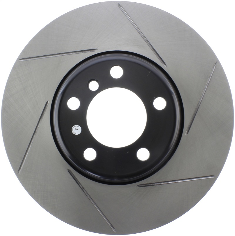 BMW 320i Brake Rotor (1) - Front Left - Stoptech - Slotted Sport - Black - `16-`18 BMW 320i Brake Rotor (1) - Front Left - Stoptech - Slotted Sport - Black - `16-`18