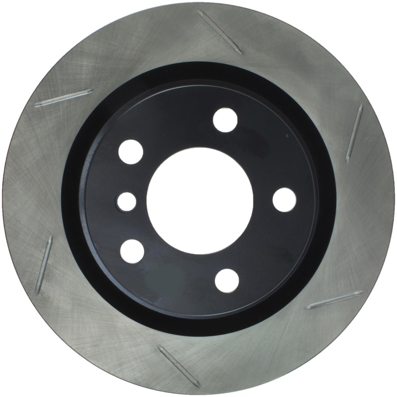 BMW 3 Series Brake Rotor (1) - Rear Left - Stoptech - Slotted Sport - Black - `14-`18 BMW 3 Series Brake Rotor (1) - Rear Left - Stoptech - Slotted Sport - Black - `14-`18