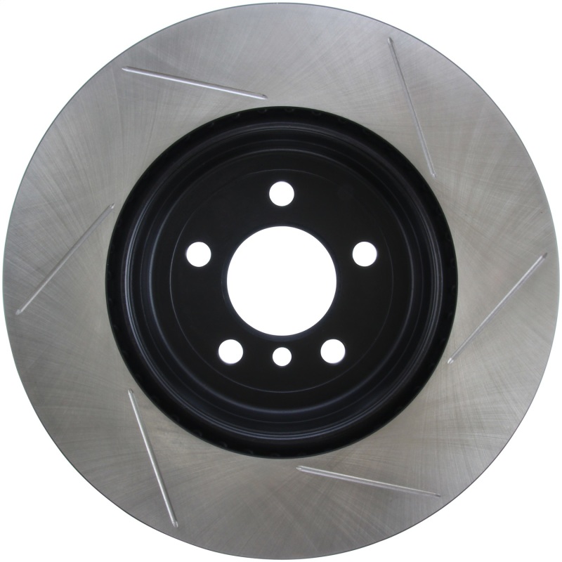 BMW 3 Series Brake Rotor (1) - Rear Right - Stoptech - Slotted Sport - Black - `16-`18