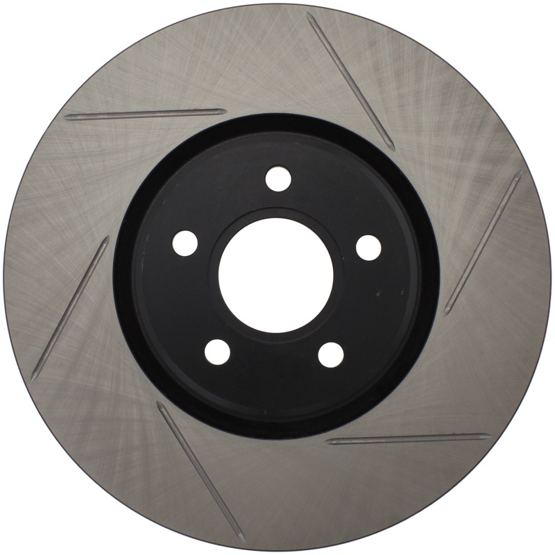 Lincoln MKC Brake Rotor (1) - Front Left - Stoptech - Slotted Sport - Black - 2019 Lincoln MKC Brake Rotor (1) - Front Left - Stoptech - Slotted Sport - Black - 2019