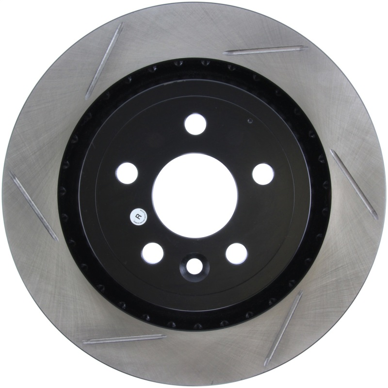 Volvo XC70 Brake Rotor (1) - Rear Right - Stoptech - Slotted Sport - Black - `08-`16