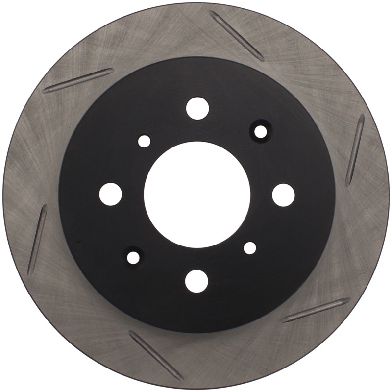 Acura Integra Brake Rotor (1) - Rear Left - Stoptech - Slotted Sport - Black - `90-`01 Acura Integra Brake Rotor (1) - Rear Left - Stoptech - Slotted Sport - Black - `90-`01