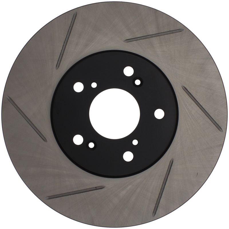 Acura CL Brake Rotor (1) - Front Right - Stoptech - Slotted - Black - `01-`03 Acura CL Brake Rotor (1) - Front Right - Stoptech - Slotted - Black - `01-`03