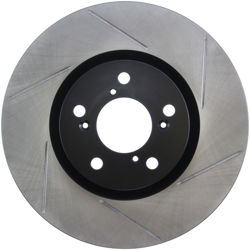 Honda Pilot Brake Rotor (1) - Front Left - Stoptech - Slotted - Black - `09-`15 Honda Pilot Brake Rotor (1) - Front Left - Stoptech - Slotted - Black - `09-`15