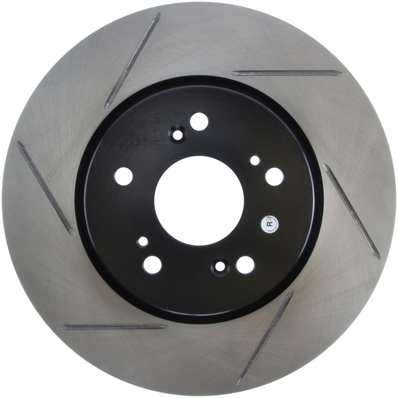 Acura RDX Brake Rotor (1) - Front Right - Stoptech - Slotted Sport - Black - `07-`12 Acura RDX Brake Rotor (1) - Front Right - Stoptech - Slotted Sport - Black - `07-`12