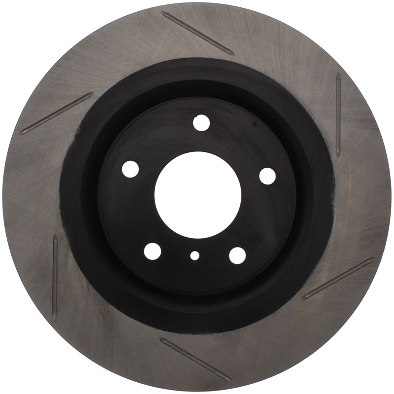 Infiniti G37 Brake Rotor (1) - Front Left - Stoptech - Slotted - Black - `09-`13 Infiniti G37 Brake Rotor (1) - Front Left - Stoptech - Slotted - Black - `09-`13