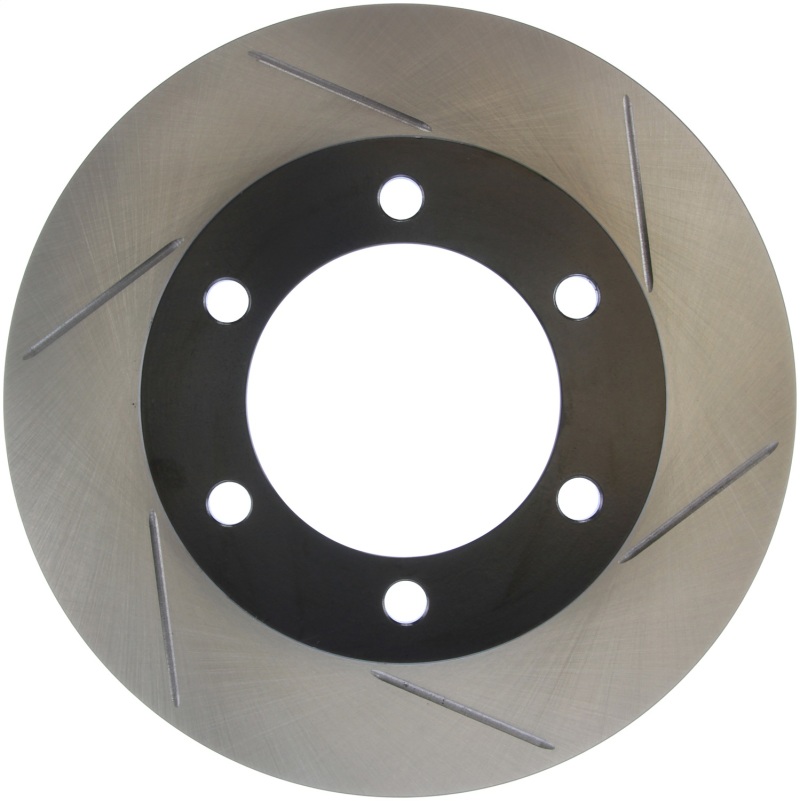 Toyota 4Runner Brake Rotor (1) - Front Left - Stoptech - Slotted Sport - Black - `95-`02