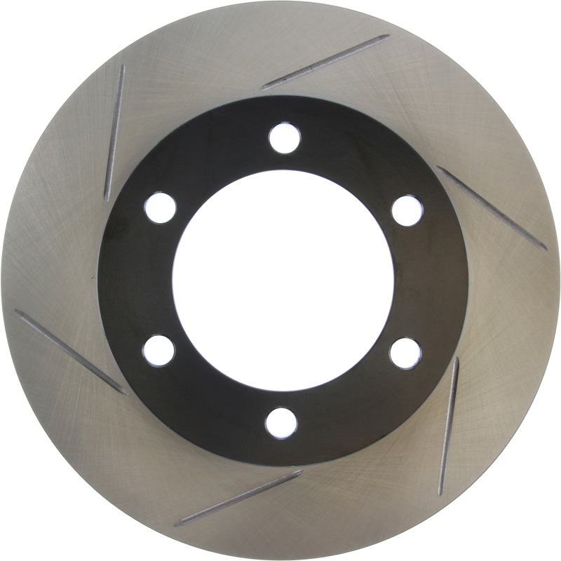 Toyota 4Runner Brake Rotor (1) - Front Right - Stoptech - SportStop Slotted - Black - `95-`02