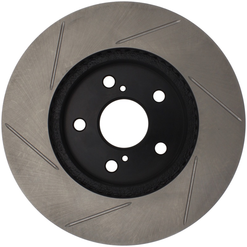 Toyota Avalon Brake Rotor (1) - Front Right - Stoptech - Slotted Sport Rotor - Black - `05-`07