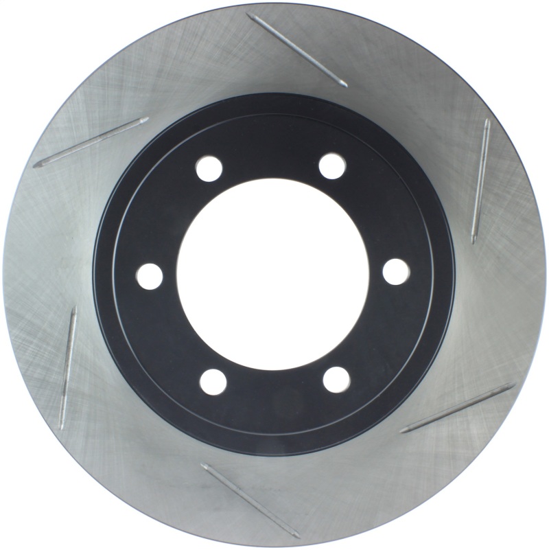 Lexus GX470 Brake Rotor (1) - Front Left - Stoptech - Slotted - Black - `03-`09 Lexus GX470 Brake Rotor (1) - Front Left - Stoptech - Slotted - Black - `03-`09