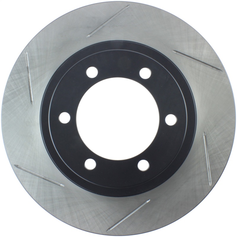 Lexus GX470 Brake Rotors (2) - Front Right - Stoptech - Slotted Sport - Black - `03-`09 Lexus GX470 Brake Rotors (2) - Front Right - Stoptech - Slotted Sport - Black - `03-`09