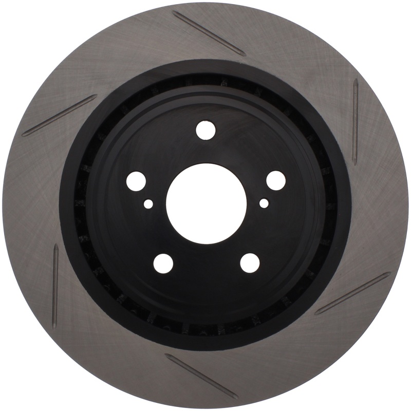 Toyota Sienna Brake Rotors (1) - Front Left - Stoptech - Slotted Sport - Black - `11-`20