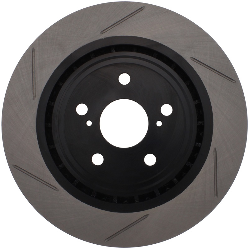 Lexus NX300 Brake Rotor (1) - Front Right - Stoptech - Slotted Sport - Black - `18-`20 Lexus NX300 Brake Rotor (1) - Front Right - Stoptech - Slotted Sport - Black - `18-`20