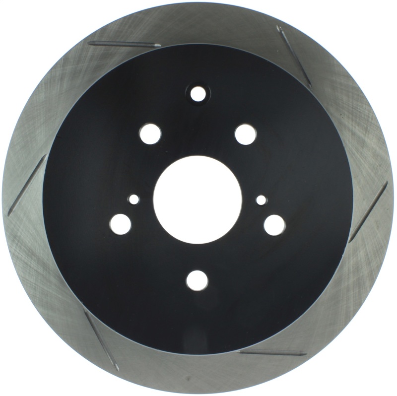 Lexus RX450h Brake Rotor (1) - Rear Left - Stoptech - Slotted Sport - Black E-Coated - `10-`15 Lexus RX450h Brake Rotor (1) - Rear Left - Stoptech - Slotted Sport - Black E-Coated - `10-`15