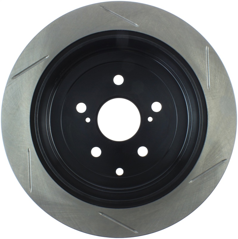 Toyota Sienna Brake Rotor (1) - Rear Right - Stoptech - Slotted Sport - Black - `11-`20