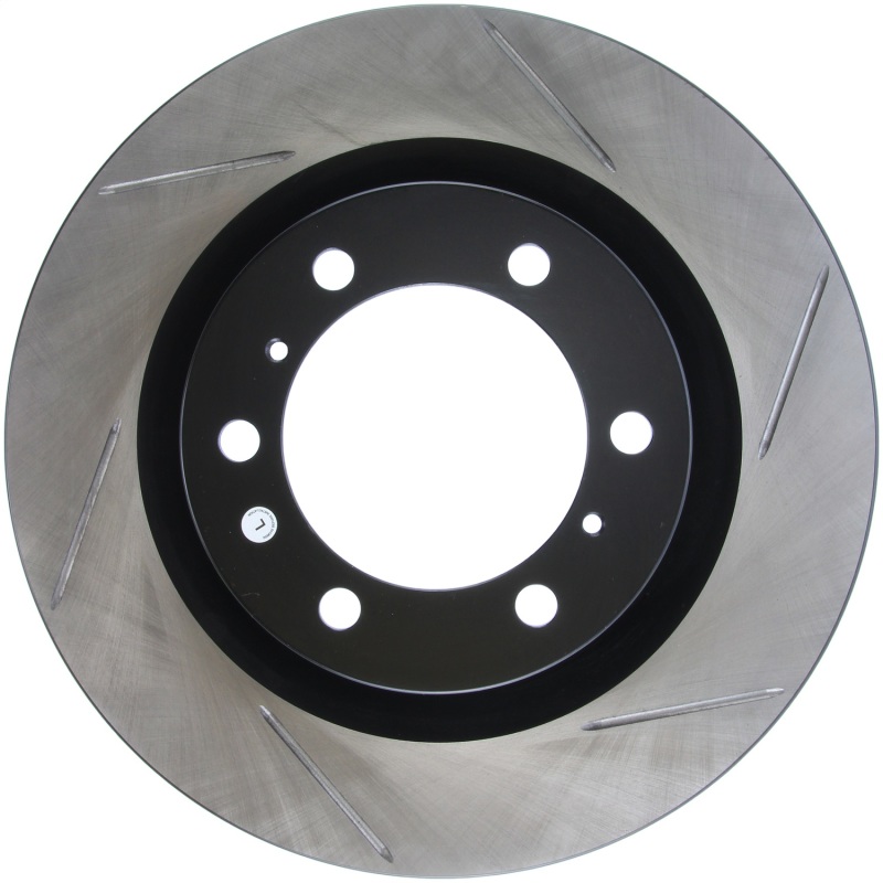Toyota 4Runner Brake Rotors (1) - Front Left - Stoptech - Slotted - Black - `10-`20