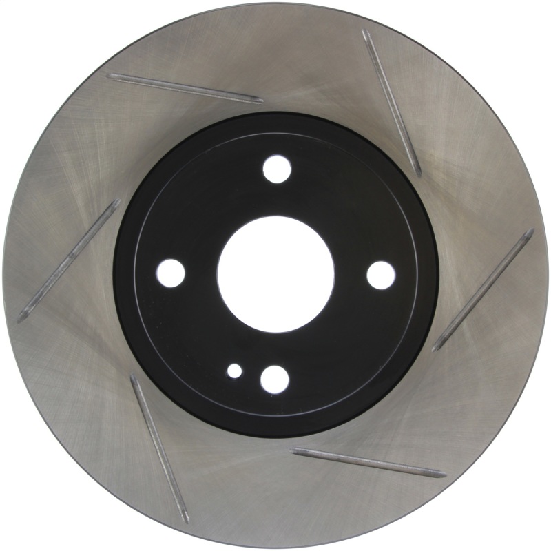Mazda Miata Brake Rotor (1) - Front Left - Stoptech - Slotted Sport - Black - `01-`05 Mazda Miata Brake Rotor (1) - Front Left - Stoptech - Slotted Sport - Black - `01-`05