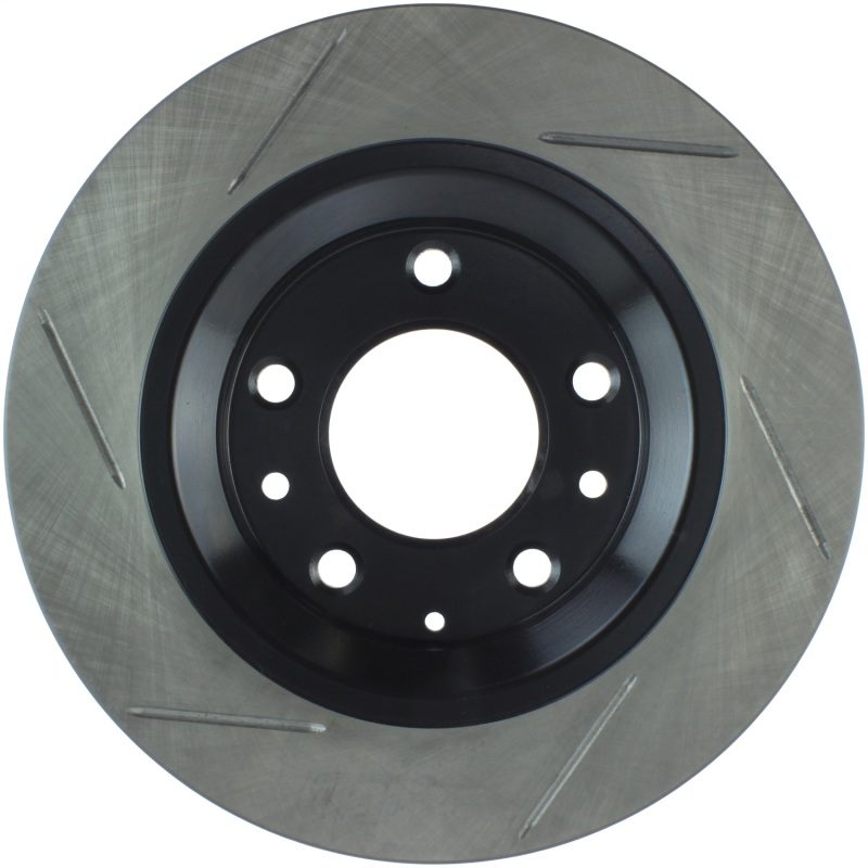 Mazda 626 Brake Rotor (1) - Rear Left - Stoptech - Slotted Sport - Black - `98-`02