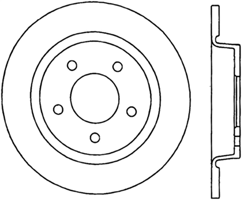 Mazda 3 Sport Brake Rotor (1) - Rear Right - Stoptech - Slotted Cryo - Black - `12-`13 Mazda 3 Sport Brake Rotor (1) - Rear Right - Stoptech - Slotted Cryo - Black - `12-`13