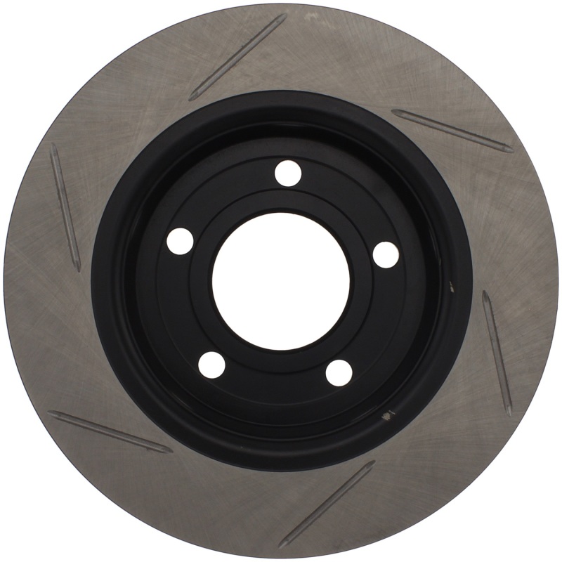 Mazda 3 Brake Rotor (1) - Rear Left - Stoptech - Slotted Sport - Black - `04-`13