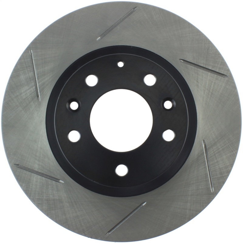 Mazda MX-5 Miata Brake Rotor (1) - Front Right - Stoptech - Slotted Sport - Black - `06-`15 Mazda MX-5 Miata Brake Rotor (1) - Front Right - Stoptech - Slotted Sport - Black - `06-`15