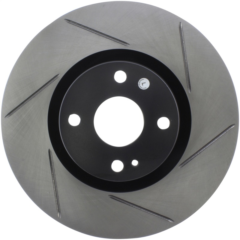 Mazda MX-5 Miata Brake Rotor (1) - Front Driver Side - Stoptech - Slotted Sport - Black - `16-`18 Mazda MX-5 Miata Brake Rotor (1) - Front Driver Side - Stoptech - Slotted Sport - Black - `16-`18